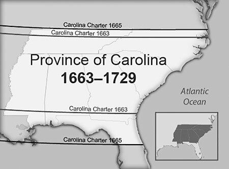 Carolina map